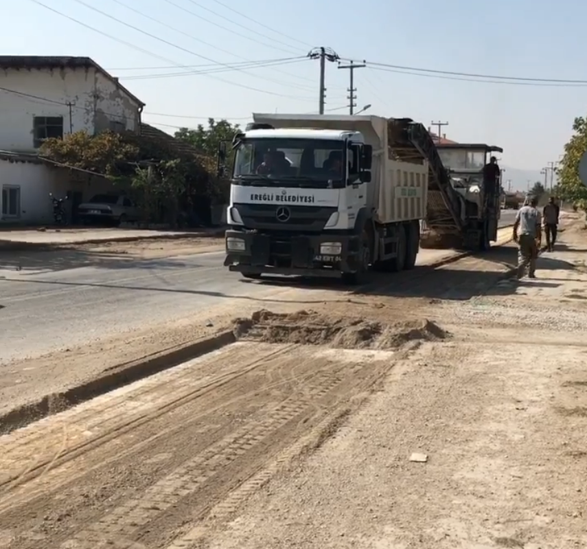 Konya/Ereğli: Yol Altyapısı, BSK Asfalt Kaplama, Sathi Kaplama ve Muhtelif İşler Yapım İşi 